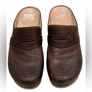 Dansko Bel Mule, Leather Clogs, Size 11